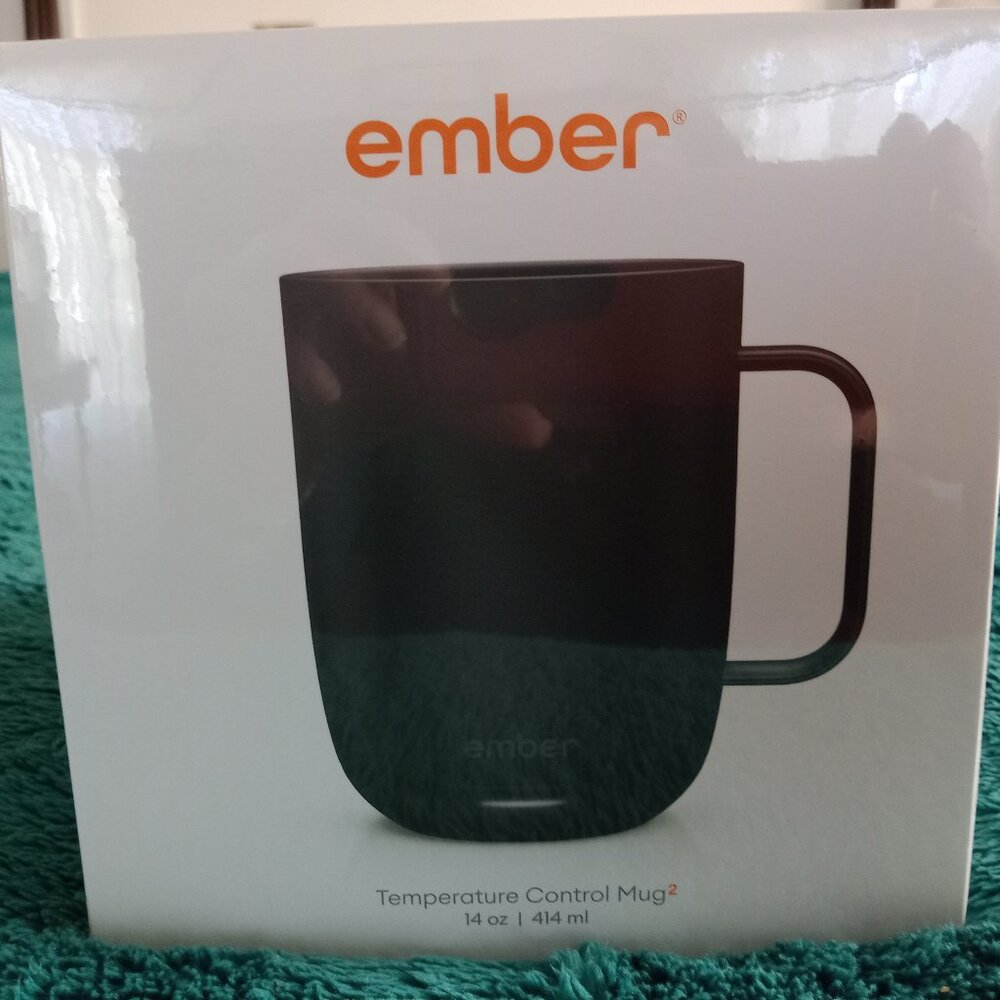 Ember Temperature Control Mug Black 14 oz Sealed New in Box